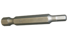 Load image into Gallery viewer, 4 x 50mm 1/4" Hex In-Hex Power Bit
