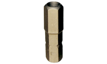Load image into Gallery viewer, 7 x 25mm 1/4" Hex In-Hex Tamper Insert Bit