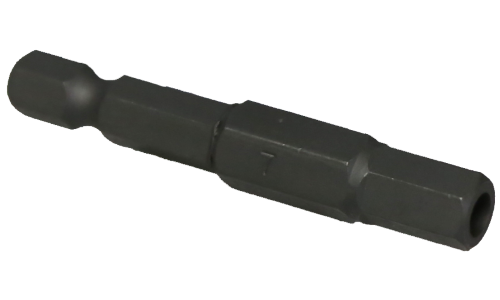 1/4" Hex In-Hex (Tamper) Power Bit, 7 x 50mm