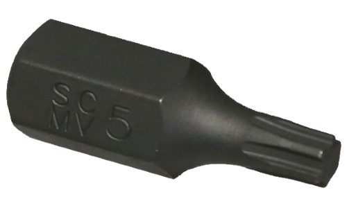 10mm Hex Ribe Insert Bit, 5 x 30mm