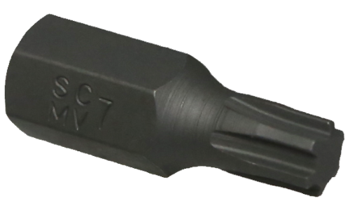 10mm Hex Ribe Insert Bit, 7mm x 30mm