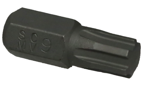 10mm Hex Ribe Insert Bit, 30mm Long