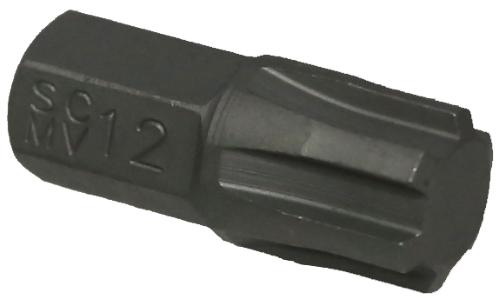 10mm Hex Ribe Insert Bit 12 x 30mm