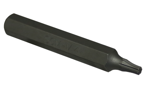 10mm Hex Ribe Insert Bit, 4 x 75mm