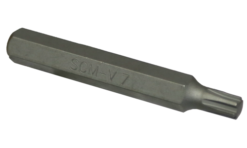 10mm Hex Ribe Insert Bit, 7 x 75mm