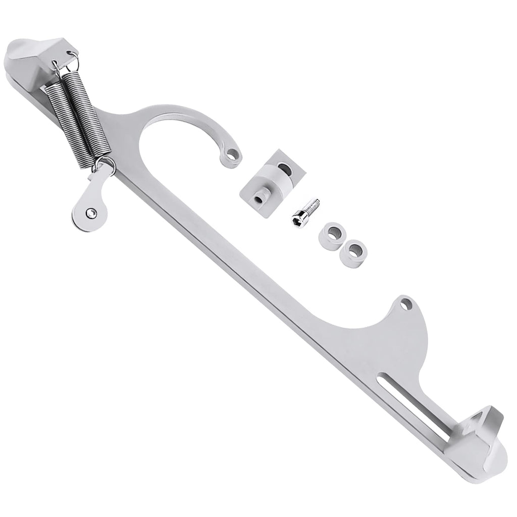 BILLET THROTTLE CABLE BRACKET BLUE SUITS 4150 STYLE CARBS