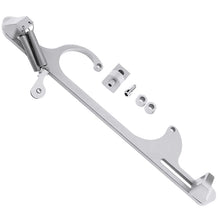 Load image into Gallery viewer, BILLET THROTTLE CABLE BRACKET BLUE SUITS 4150 STYLE CARBS
