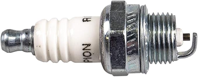 Champion RCJ7Y Small Engine Spark Plug – M14 x 1.25 Thread, 9.5mm Reach, OE Replacement for Lawn and Garden Equipment, Resisted