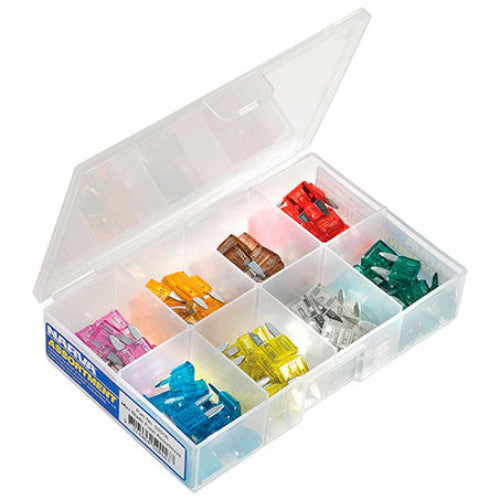 Narva 52016 Mini Blade Fuse Assortment - 100 Pieces