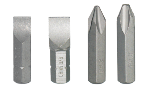5/16" Hex Impact Insert Bit Set, 4 Piece