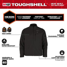 Load image into Gallery viewer, Milwaukee M12 TOUGHSHELL Heated Jacket Black-XL
