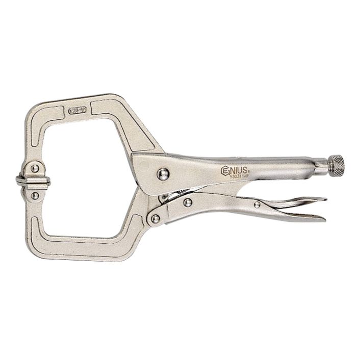 460mm Locking C-Clamp with Swivel Pads