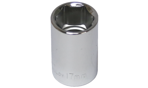 17mm 1/2" Drive Socket - 6 Point