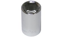 Load image into Gallery viewer, 17mm 1/2" Drive Socket - 6 Point