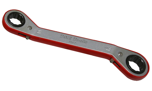 19 x 21mm Offset Gear Ratchet Ring Wrench