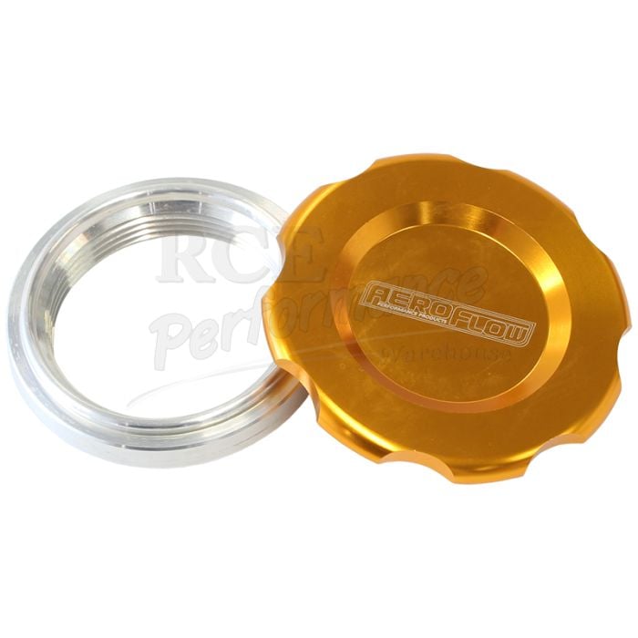 1.5" WELD BUNG AND GOLD CAP LOW PROFILE FEMALE WELD-ON