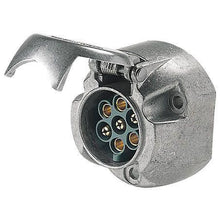 Load image into Gallery viewer, 7 Pin Trailer Socket - Round Metal Large