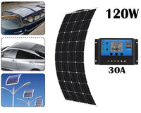 Load image into Gallery viewer, 120W Solar Panel with Solar Controller