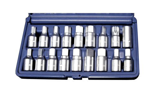 18 Piece Master Drain Plug Key Set