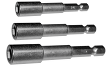 Load image into Gallery viewer, 3 Piece Long Series 1/4" Hex Magnetic Nut Setter Set