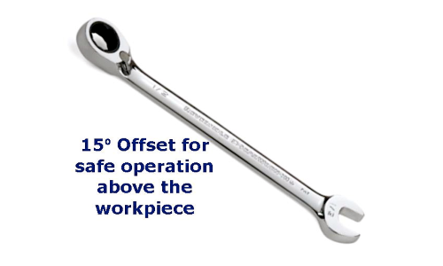 21mm Reversible Gear Ratchet Wrench