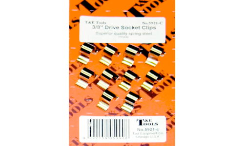 3/8" Drive Socket Clips - 10 Pack