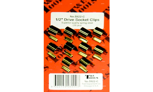 1/2" Drive Socket Clips - 10 Pack