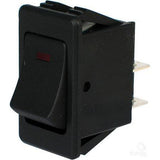 Narva Rocker Switch Off/On DPST Red LED (Contacts Rated 20A @ 12V)