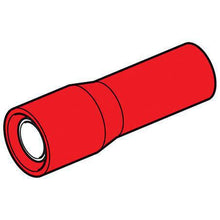 Load image into Gallery viewer, 3mm Female Bullet Crimp Terminal Red Vinyl Pack