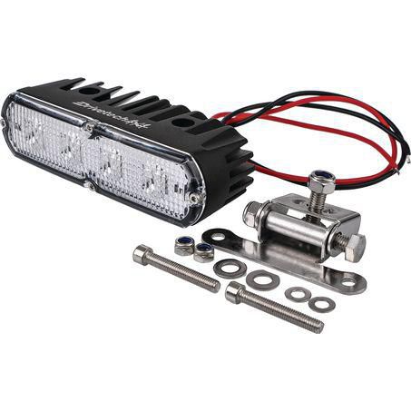 Drivetech 4X4 LED Work Light Rectangle Low Profile Flush Mount 12V/24V Flood Beam