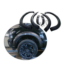 Load image into Gallery viewer, 6" ABS Textured Black Wheel Arch Fender Flares with Stainless Steel Screws &amp; 3M Tape for 4x4 for Ranger Wildtrak T8 2019