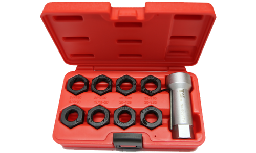 9 Piece Twist Axle Spindle Rethreading Set