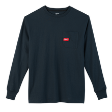 Load image into Gallery viewer, Heavy Duty Pocket Tee Long Sleeve Shirt - Blue - XXL