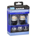 Narva 12V Gen III LED T20 W21/5W Wedge Globes (2)