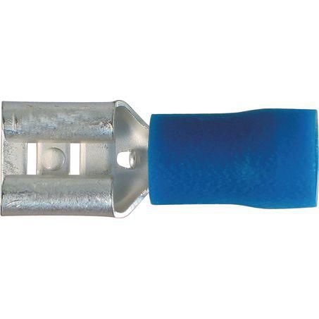 ACX3017BL - OEX Crimp Terminal Female Blade Blue Terminal Entry 6.3 x 0.8mm Vinyl 14 Pce