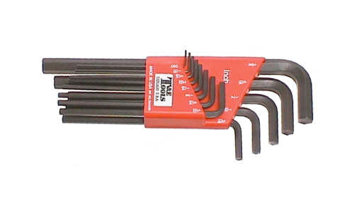 13 Piece SAE Long Arm Hex Key Set