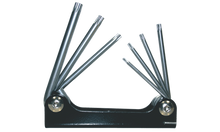 Load image into Gallery viewer, 7 Piece Fold-Up Torx Key Set