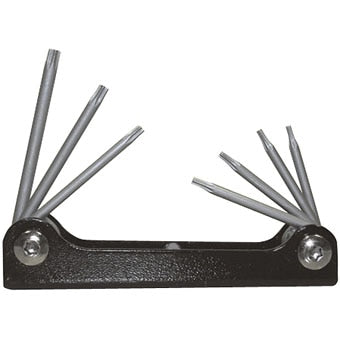 7 Piece T6-T20 Torx Fold Up Set