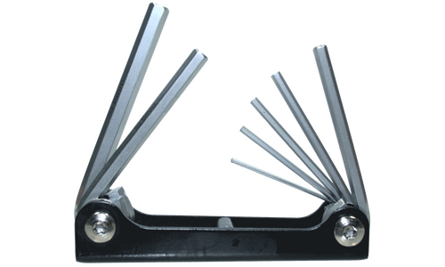 7 Piece Metric Fold-Up Hex Key Set