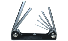 Load image into Gallery viewer, 7 Piece Metric Fold-Up Hex Key Set