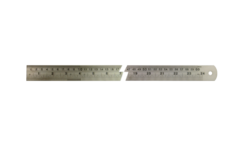 600mm Double Sided Stainless Steel Rule