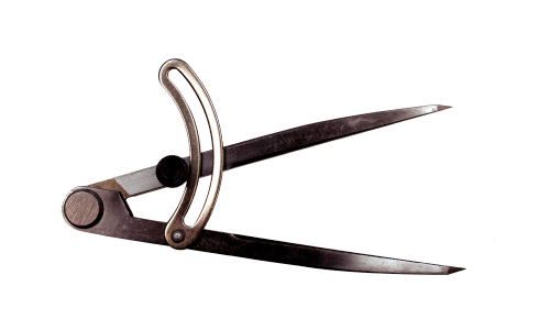 200mm Compass with Quadrant