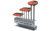 Load image into Gallery viewer, 10 Piece SAE T-Handle Hex Key Set