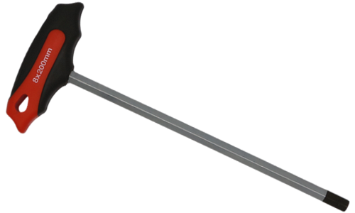 8mm T-Handle Hex Key 200mm