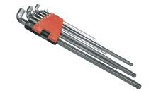 Load image into Gallery viewer, 9 Piece Metric Stubby Ball-End Hex Key Set