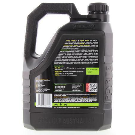 MC420W50004 - Penrite 4 Stroke 20W-50 Premium Mineral Motorcycle Oil 4L