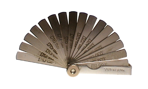 16 Blade Mini Feeler Gauge