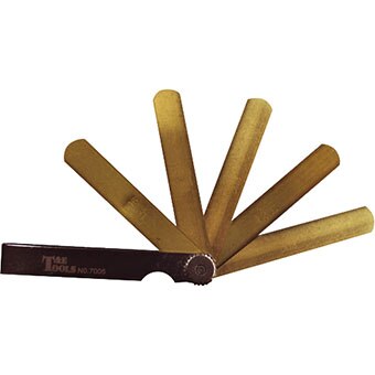 Non-Magnetic 6 Blade Feeler Gauge