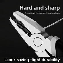 Load image into Gallery viewer, 8-Inch Industrial Needle Nose Pliers – Chrome Vanadium Steel Multi-Functional Wire Pliers with Serrated Grip