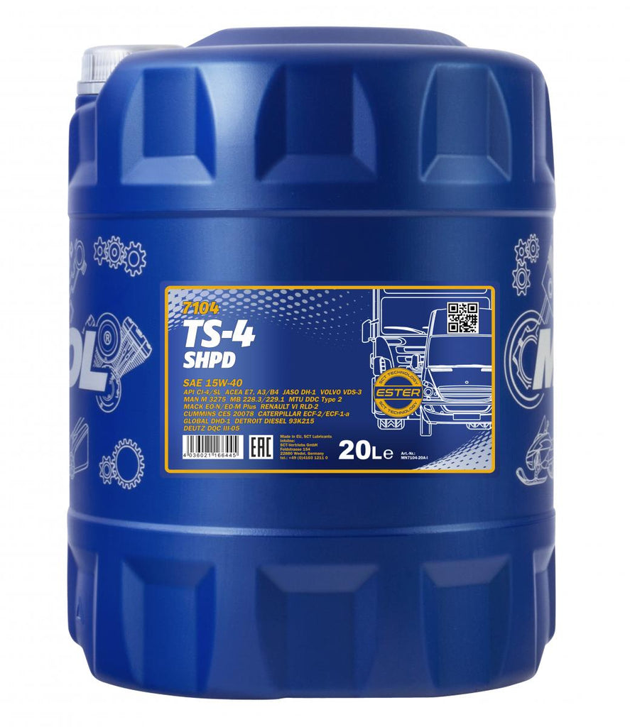 20L Semi Synthetic Motor Oil 15W-40 for Trucks